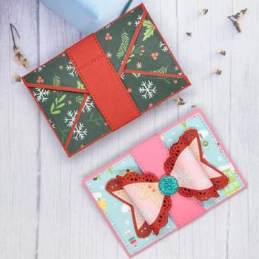 Imagem de KSCRAFT 2025 Novembro de 2025, moldes de corte de metal, estênceis para scrapbooking faça você mesmo, cartão de papel DIY (envelope de vale-presente)