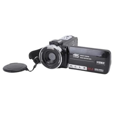 Imagem de Zopsc Câmera de Vídeo 4K, Filmadora, 80MP HD, 3 Polegadas, Tela de Rotação de 270 Graus, Zoom 18X, Gravador de Vídeo Digital Com Flash LED, para Viagens