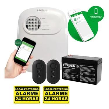Imagem de Central De Alarme Anm 24 Net Bateria E 2 Controles Intelbras