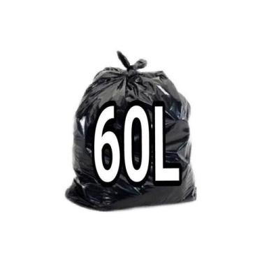 Imagem de Kit 6 Pacotes Com Saco De Lixo 50 Litros Preto 100 Unid - Higipack