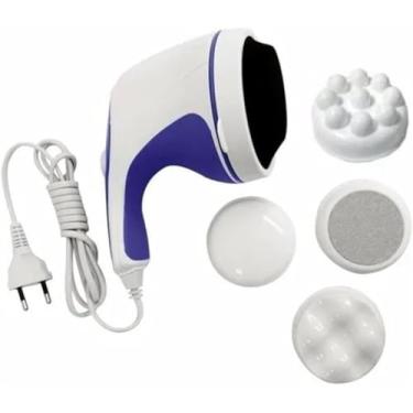 Imagem de Massageador Orbital Elétrico Portátil – Ideal para Drenagem Linfática, Alívio de Dores e Relaxamento Muscular em Costas, Pernas e Corpo