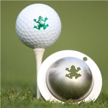 Imagem de Tin Cup Estêncil de marcação de bola de golfe Rip It, aço