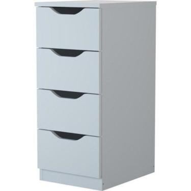 Imagem de Gaveteiro Com 4 Gavetas Multivisão Branco