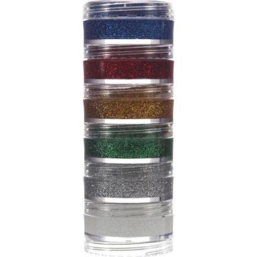 Imagem de Pintura Facial Glitter Cremoso com 6 Cores 4G Cada - Colormake