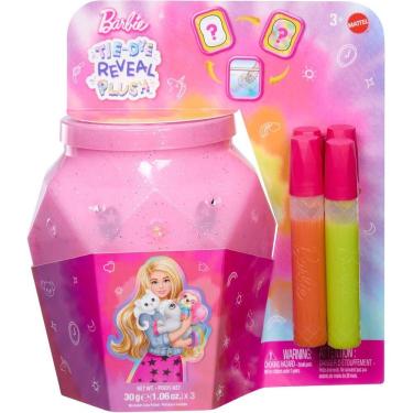 Imagem de Pelúcia Surpresa Barbie Tie Dye 17cm - Mattel HWD29