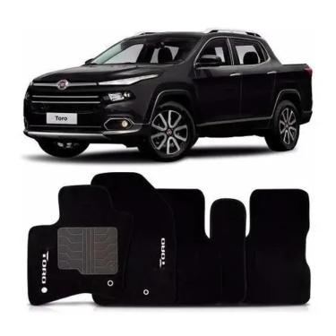 Imagem de Jogo Tapete Carpete Fiat Toro 2016 2017 2018 2019 2020 5Pçs