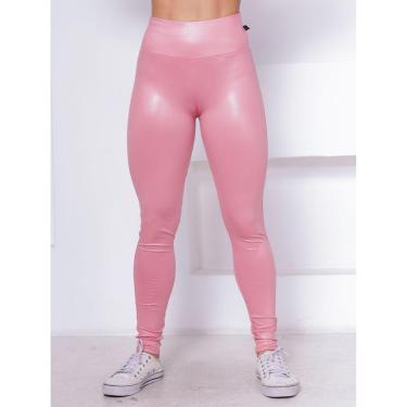 Imagem de Calça Legging Cirre Brilho Molhado Couro Fake Suplex WOLFOX-Feminino