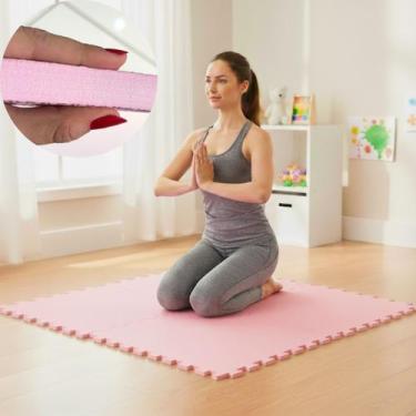 Imagem de Placa EVA Unitária Tapete Infantil Piso Tatame 50x50cm 20mm Grosso Emb