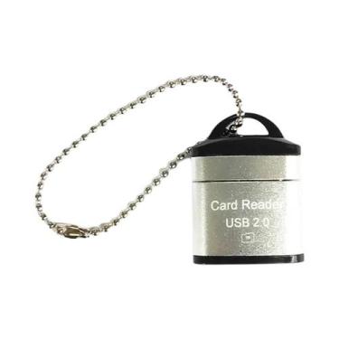 Imagem de Leitor De Cartão Micro SD TF USB 2.0 De Alta Velocidade Mini Adaptador