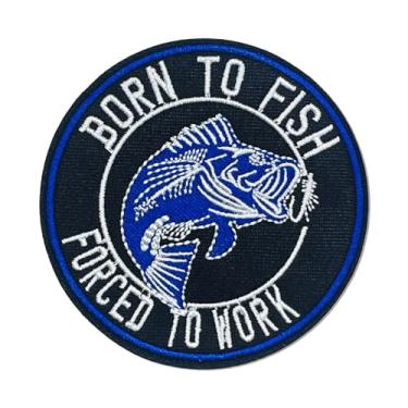 Imagem de FANCIBAND Remendo de ferro largemouth Bass Fish - Remendos bordados a ferro em/costurados para jaquetas, mochilas, jeans, chapéus de caminhoneiro, bolsas e camisas