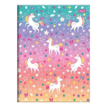 Imagem de Caderno Universitário Brochura Unicórnio 80 folhas Foroni, I