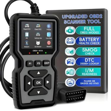 Imagem de Scanner OBD2 Profissional V519 2024 Alimentado Por USB, Ferramenta De 
