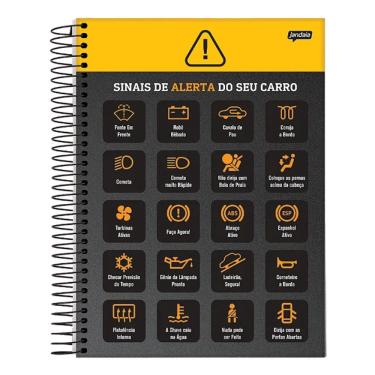 Imagem de Caderno Espiral Universitário A4 Capa Dura 15 Matérias 240 Folhas Insano Jandaia Estampa 1