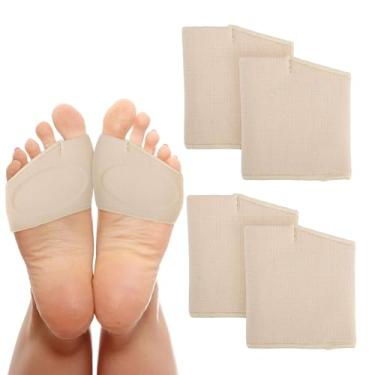 Imagem de 2 Pares de Protetores Metatarsais para Mulheres, Respiráveis em Nylon com Almofadas de Gel Suporte da Planta do Pé Ideais Mulheres e Homens Perfeitos para Usar com Salto o Dia Todo