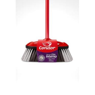 Imagem de Vassoura Uso Interno Com Cerdas Sinteticas Resistente e Macias Sem Cabo