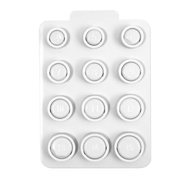 Imagem de Nextpal Kit de tamanho de anel, ferramenta de medição de dedo para encontrar seu tamanho antes de comprar para homens e mulheres, aniversário de casamento apresenta tamanho de anel com faixa de