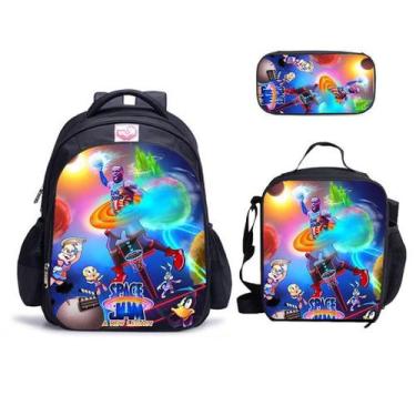 Imagem de Conjunto de mochilas Basketball Star Space para mochila escolar infant