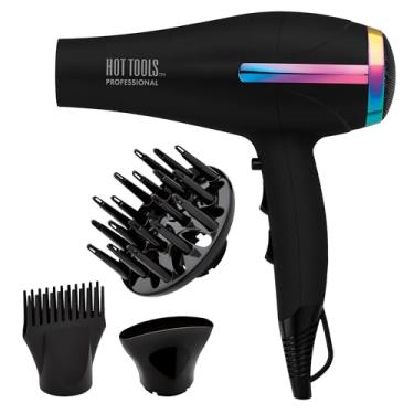 Imagem de HOT TOOLS Secador de cabelo arco-íris de cerâmica turbo profissional 1875W
