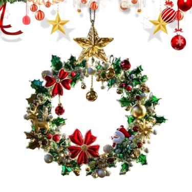 Imagem de Decorações Para Árvore De Natal | Pingente Rena 2D - Pequeno Festivo | Para Sala De Estar Quarto Janela Porta Prateleira Lareira Escritório Parede Mesa Jardim Festa