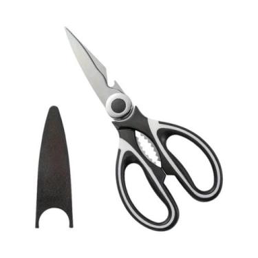 Imagem de Tesoura De Cozinha Multifuncional À Prova De Ferrugem Com Cabo Antider