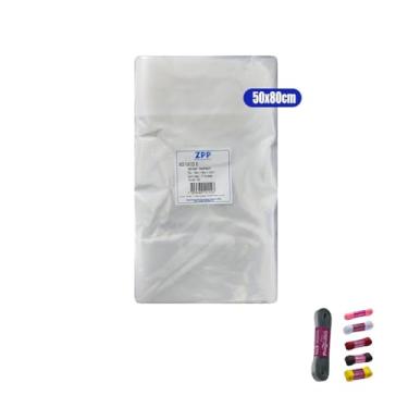 Imagem de Kit Saco BD Para Fardo 50x80 Sanfonado C/100 + Fita Cetim 30mmx10mts