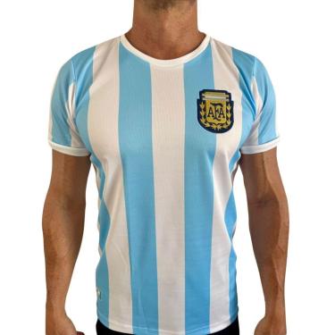 Imagem de Camisa Argentina Retro 1986 Home Branco Oficial Licenciada-Unissex