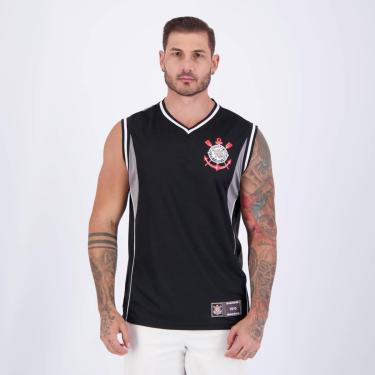 Imagem de Regata Corinthians Basquete Preta-Masculino