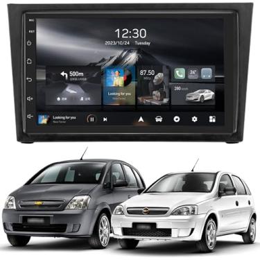 Imagem de Multimídia Adak 7P Corsa 2002 a 2012 Montana 2003 A 2012 Meriva 2002 A 2012 Vectra 2006 A 2012 2+64GB Quadcore Carplay Android Auto Gps