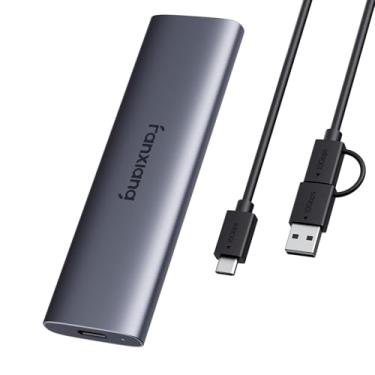 Imagem de fanxiang SSD portátil 2TB SSD externo USB 3.2 Gen 2 unidade de estado sólido externo disco rígido externo até 1000 MB/s SSD tipo C para smartphones, laptops, viagens de negócios, PS1008