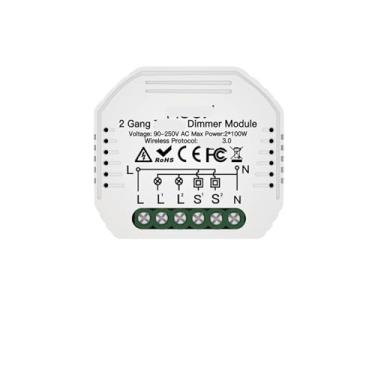 Imagem de 1 interruptor de luz 3.0 módulo de relé de interruptor inteligente 1/2/3 conjunto (2 interruptores reguladores)