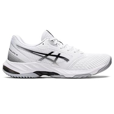 Imagem de ASICS T nis de v lei feminino Netburner Ballistic FlyteFoam 3, Branco/preto, 13