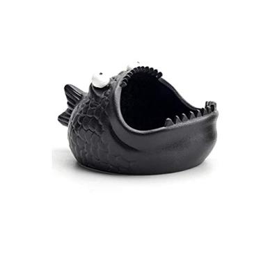 Imagem de Cinzeiro criativo fofo animal cinzeiro sala de estar escritório decoração de casa ornamentos personalidade tendência artesanato doméstico pequeno cinzeiro cinzeiros (tamanho: grande) ()