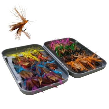 Imagem de Isca Pesca Mosca Artificial Peixe Pescaria Fishing Tilapia Tucunare Robalo Lambari Tainha Traira Mar Açude Rio