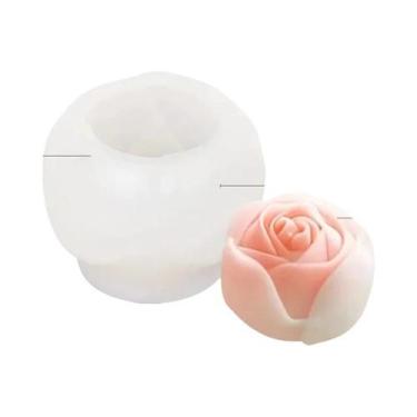Imagem de Moldes De Silicone De Rosa Hibisco Para DIY, Velas, Sabonetes, Resina,