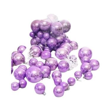 Imagem de Enfeites De Natal Bolas Decorações De Natal Pendentes Para Árvore De N