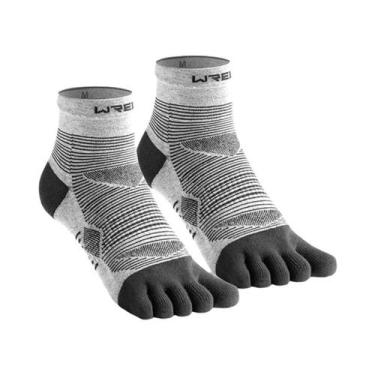 Imagem de Meias De Corrida Masculinas COOLMAX De Cinco Dedos, Respiráveis, De Se