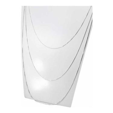 Imagem de Conj. 3 Correntes Veneziana Prata Legítima 925 40, 45, 60 Cm - Lojas L