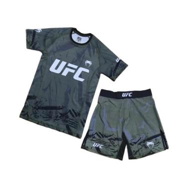 Imagem de Camiseta De Treinamento UFC MMA Masculina, Moletom De Corrida E Fitnes