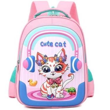 Imagem de Mochila Infantil Escolar Alto Relevo Pequena 3d Criança-Unissex