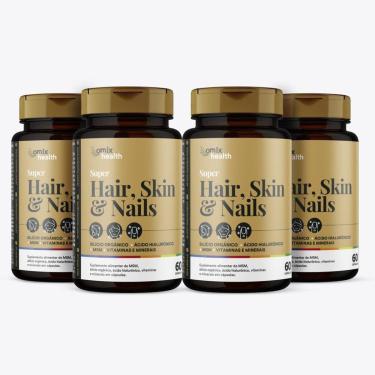 Imagem de Kit 4x - Super Hair, Skin & Nails - 60 cápsulas-Unissex