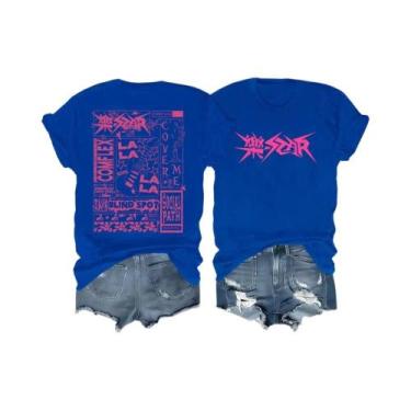 Imagem de Camiseta Stray Kids Rock Star Kpop De Manga Curta Com Estampa De Eleme