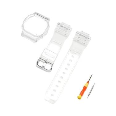 Imagem de Pulseira De Borracha Transparente À Prova d'Água Para Relógio Casio G-