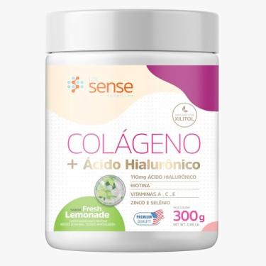 Imagem de Colágeno com Àcido Hialurônico - pote 300gr - Life Sense Nutrition (Tropical Lemonade)