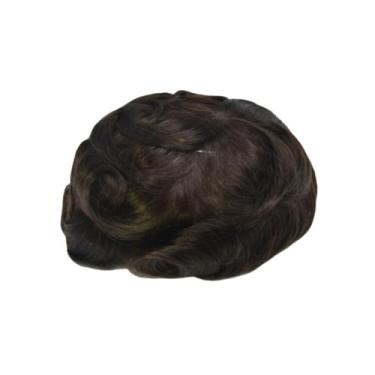 Imagem de Aplique de testa Peruca de peruca frontal renda masculina 6 polegadas, unidade sistema prótese capilar outubro cabelo humano(2)