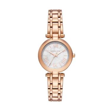 Imagem de Michael Kors Relógio feminino Laney, pulseira de aço inoxidável, Ouro rosa