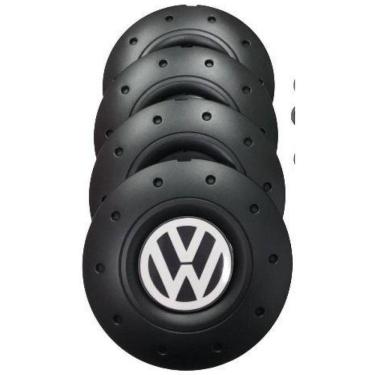 Imagem de Calotas Miollo Vw Polo Aro 14 2004/2017 Estilo Amarok Preto