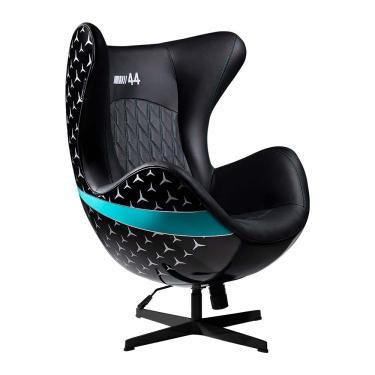Imagem de Poltrona Decorativa Egg Chair nº 44 Hamilton Preta G53 - Gran Belo