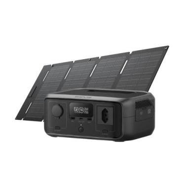Imagem de Kit Gerador De Energia Portátil River 3 + Painel 45w Ecoflow -, 220V