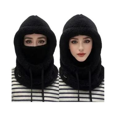 Imagem de Gorro De Inverno De Pelúcia Com Cordão Ajustável, Acessório Leve E Que