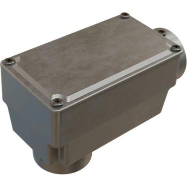 Imagem de Caixa de Derivação Fixa Conduletzel Sem Pintura Tipo Lb de 1.1-2 com Tampa E012040065 Wetzel Cai